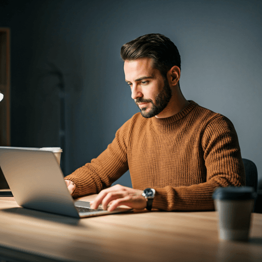 Abstract architectural rendering with soft light